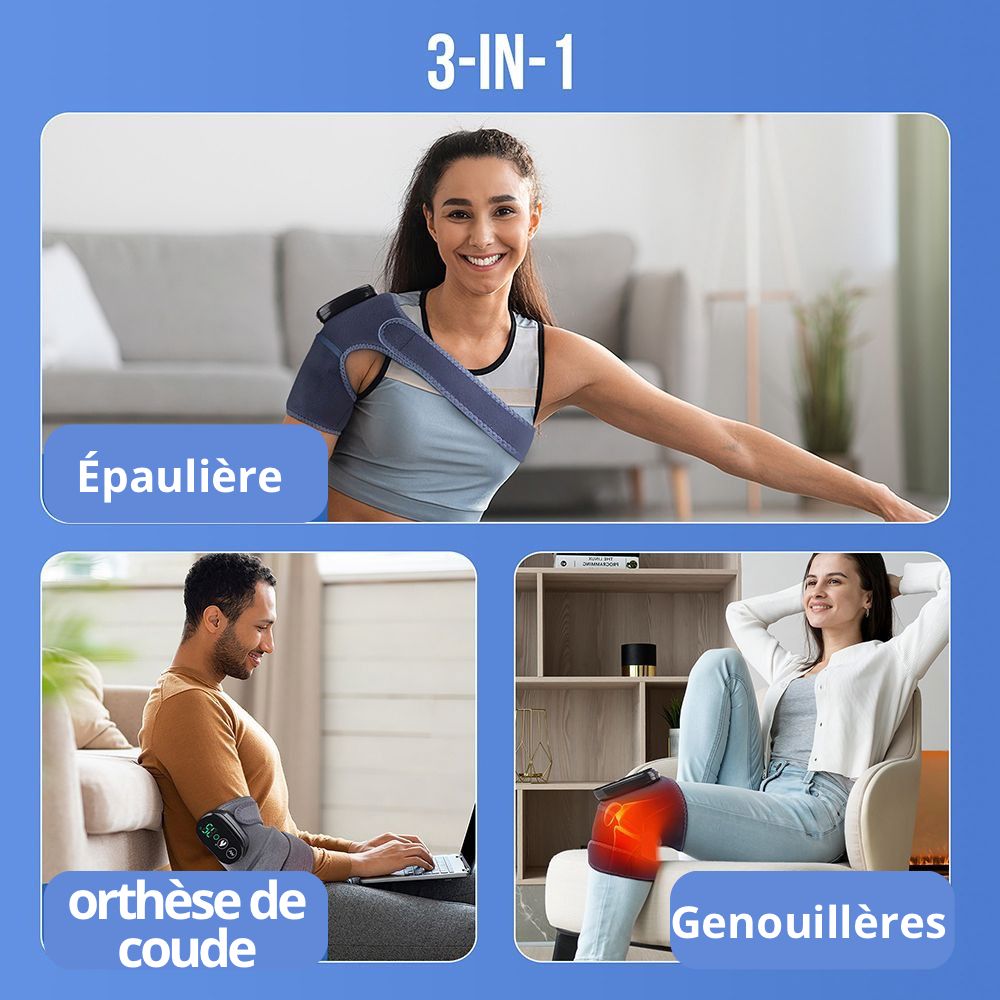 Genouillère électrique 3 en 1, Soulagez votre vos douleurs dans deux semaines