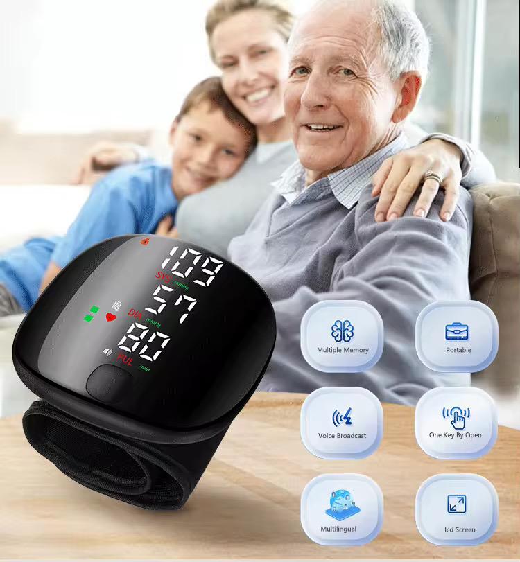 Tensiomètre Intelligent Poignet+ et Rechargeable Avec Écran LED : Précision Et Facilité D'utilisation