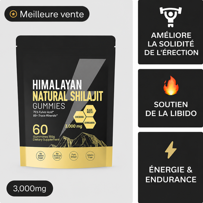 VigorPeak – Himalayan Natural Shilajit, Retrouvez votre énergie, votre endurance et votre vitalité en seulement 2 semaines.