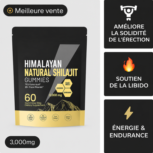 VigorPeak – Himalayan Natural Shilajit, Retrouvez votre énergie, votre endurance et votre vitalité en seulement 2 semaines.