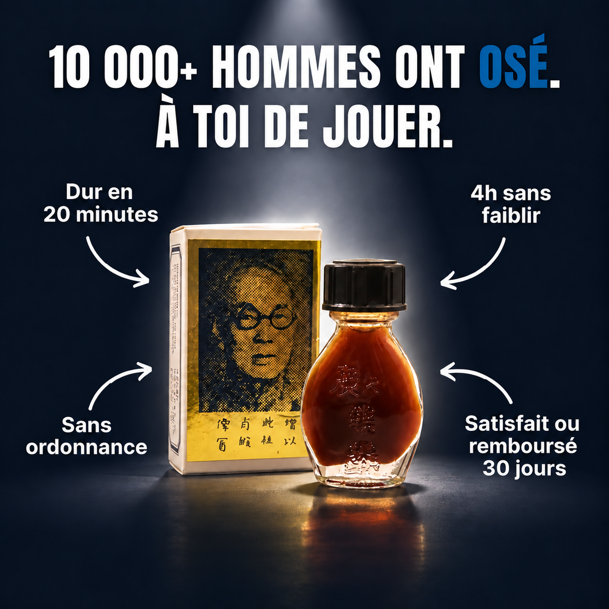 Nuit d'Or,  Boostez vos performances : jusqu’à 98 % d’érection en plus en seulement 20 minutes