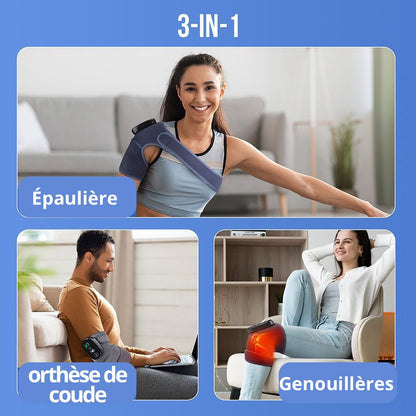 Genouillère électrique 3 en 1, Soulagez votre vos douleurs dans deux semaines