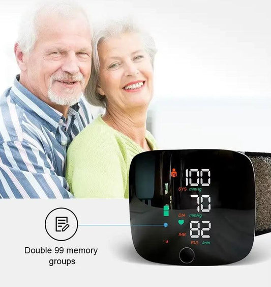 Tensiomètre Intelligent Poignet+ et Rechargeable Avec Écran LED : Précision Et Facilité D'utilisation