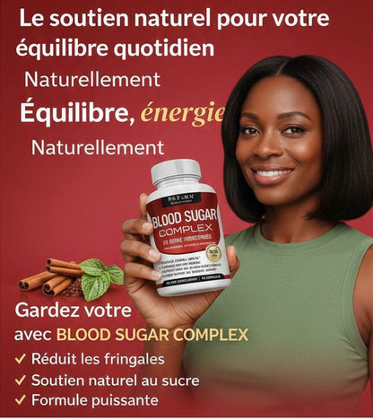 BLOOD SUGAR COMPLEX, Équilibrez votre glycémie et soutenez votre tension artérielle naturellement
